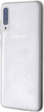 Wave silicone protector, Samsung Galaxy A70, transparent