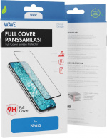 Wave Full Cover armoured glass, Nokia 4.2, black