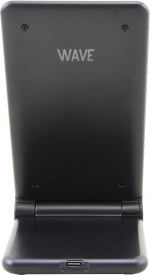 Wave Qi Desktop Stand 15W with wireless charging, black Wave Qi Desktop Stand 15W with wireless charging, black