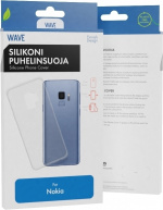 Wave silicone cover, Nokia X10 / X20, transparent