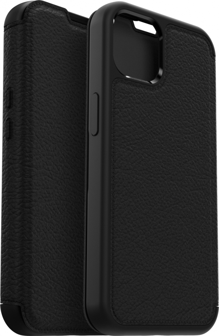 Otterbox Strada wallet case, iPhone 13, black