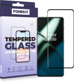 FoneKit Full Cover armoured glass, OnePlus 11, black