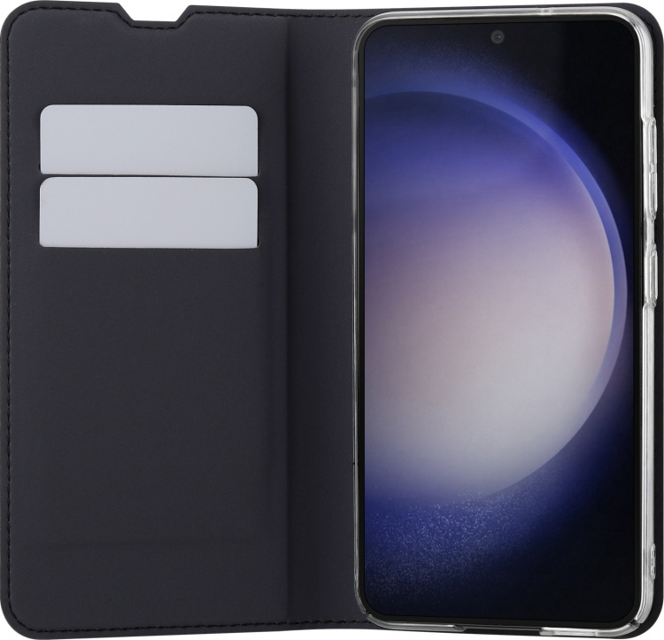 FoneKit BookCase protective case, Samsung Galaxy S23, black FoneKit BookCase protective case, Samsung Galaxy S23, black