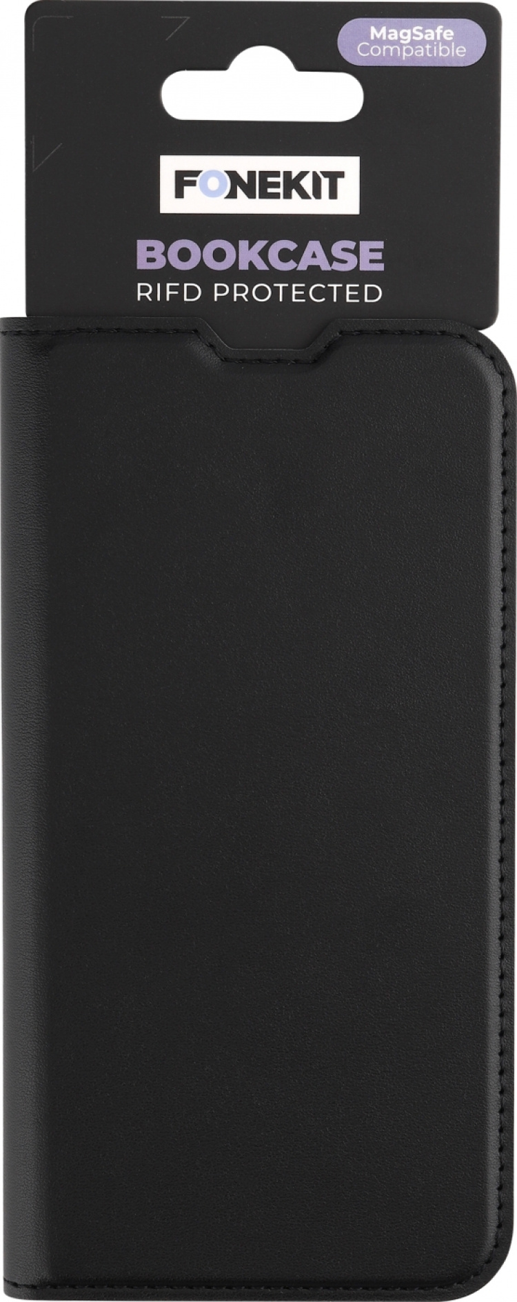 FoneKit BookCase protective case, iPhone 13, black