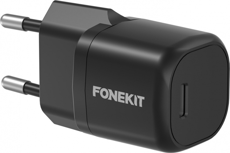 FoneKit Mini 20W AC charger, USB-C, black