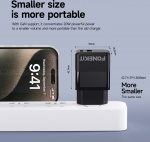 FoneKit Double 20W charger, USB-C + USB-A, black FoneKit Double 20W charger, USB-C + USB-A, black