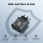 FoneKit GaN PD 65W AC charger, USB-C, black