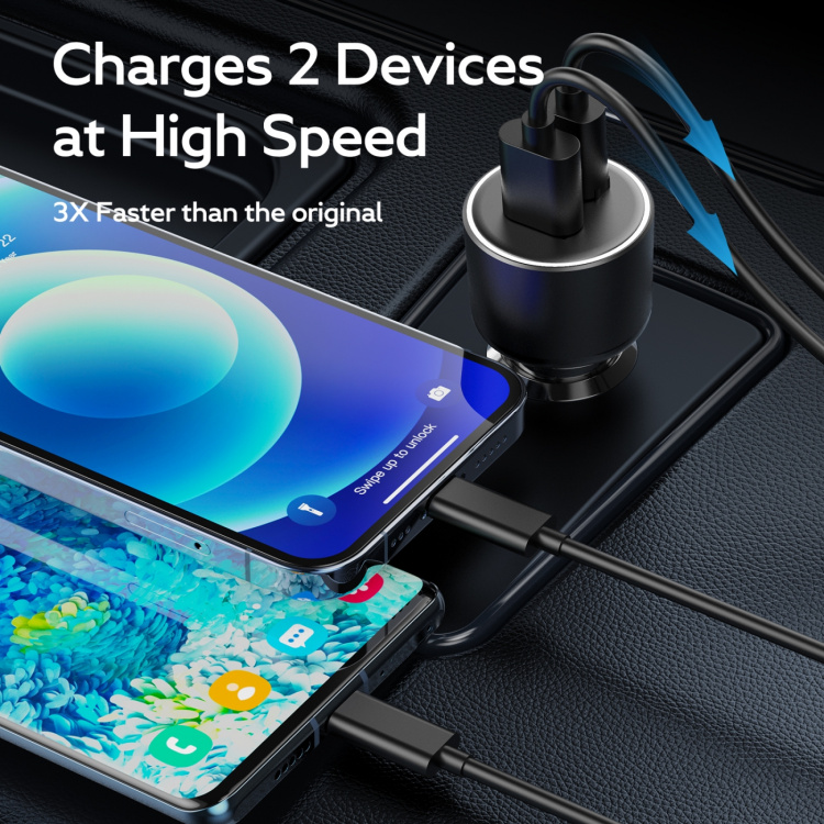 FoneKit Travel 100W car charger