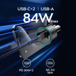 FoneKit Travel 84W car charger