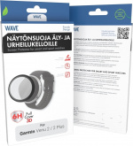 Wave 3D PMMA screen protector, Garmin Venu 2 / 2 Plus, black