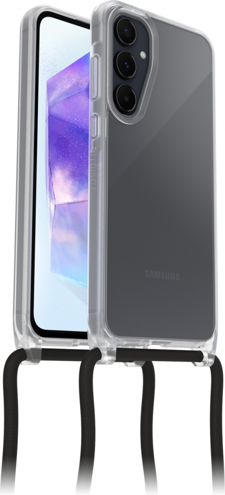 Otterbox React Necklace protective case with strap, clear, Samsung Galaxy A55 Otterbox React Necklace protective case with strap, clear, Samsung Galaxy A55