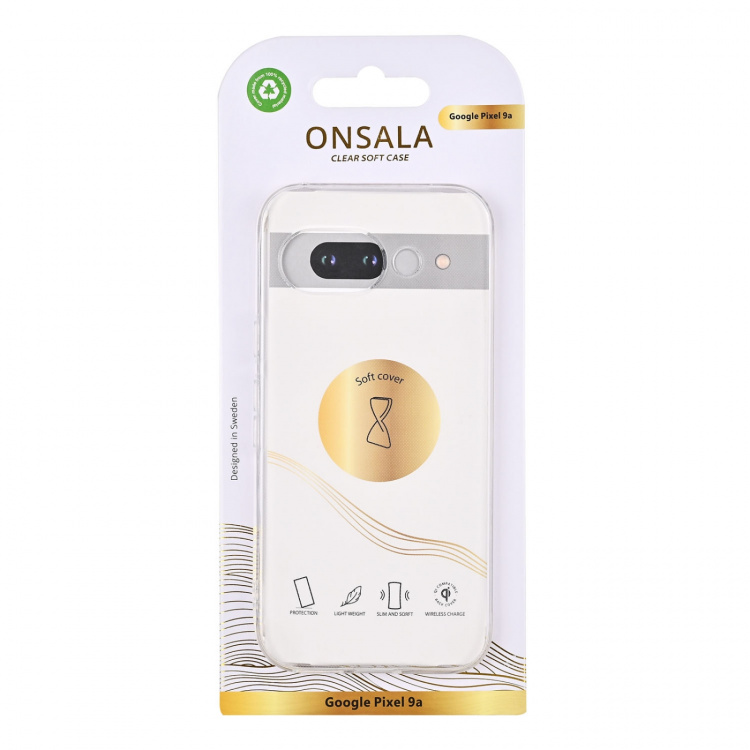 Onsala Phone Case Google Pixel 9a TPU Recycled Transparent