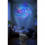 Mobility On Board Projector Stellar Light Space Silver Astronaut