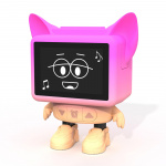 Mobility On Board Alarm Clock Dancing Clock Pink