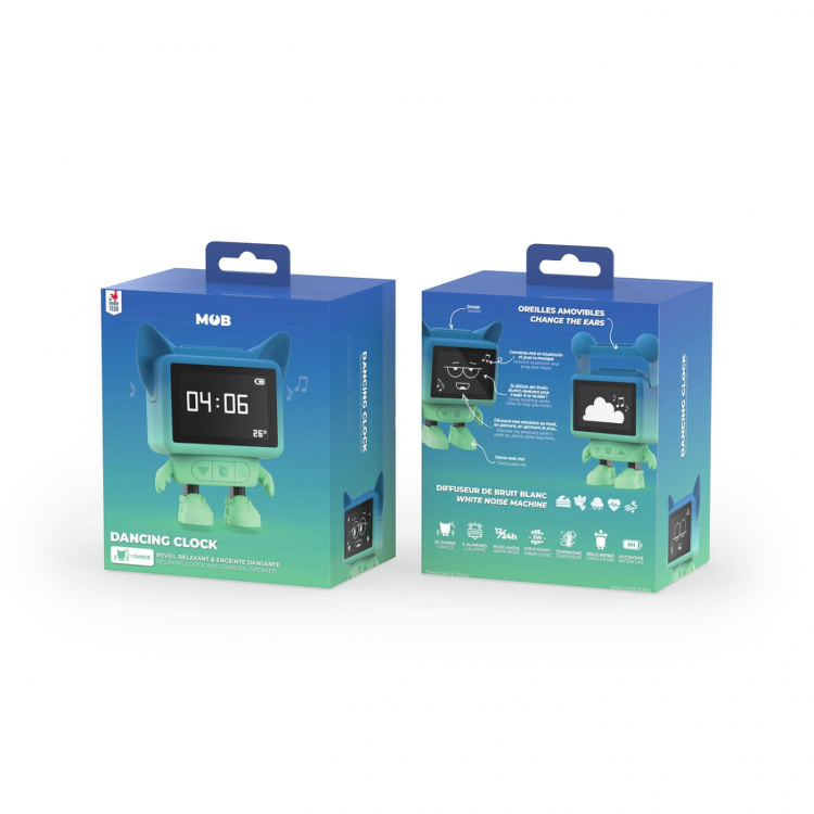 Mobility On Board Alarm Clock Dancing Clock Blue