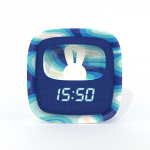 Mobility On Board Alarm Clock with Light Billy Clock Blue Wave