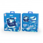 Mobility On Board Alarm Clock with Light Billy Clock Blue Wave