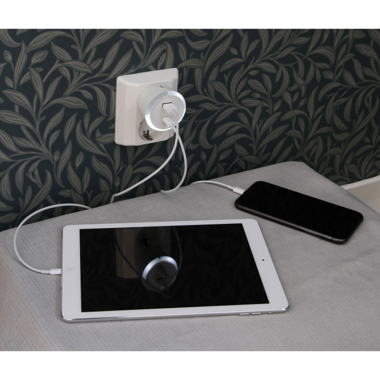 CAPiDi Safety Timer USB A+C 1-4 3.4A White CAPiDi Safety Timer USB A+C 1-4 3.4A White