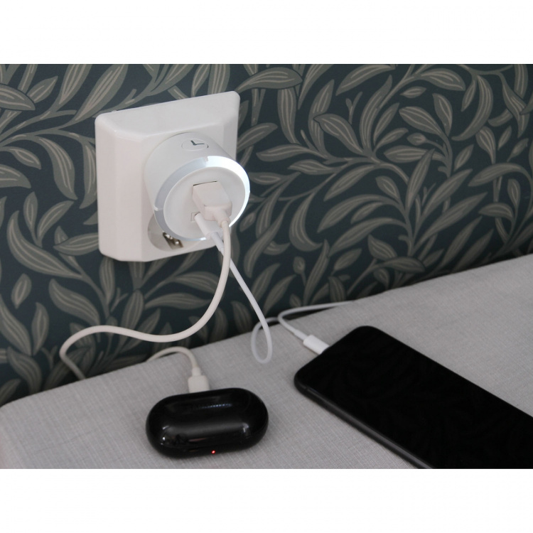 CAPiDi Safety Timer USB A+C 1-4 3.4A White CAPiDi Safety Timer USB A+C 1-4 3.4A White