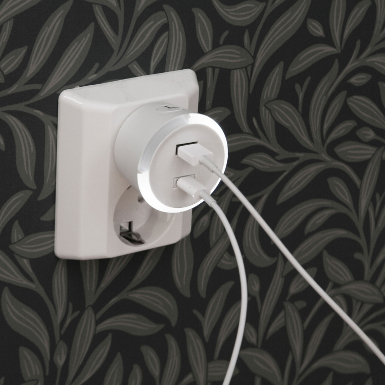 CAPiDi Safety Timer USB A+C 1-4 3.4A White CAPiDi Safety Timer USB A+C 1-4 3.4A White