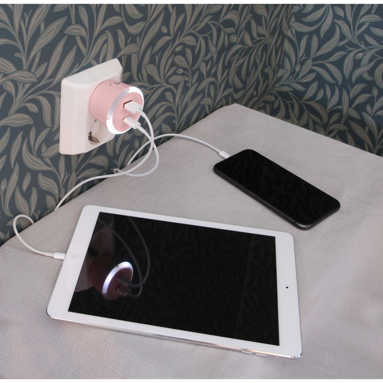 CAPiDi Safety Timer USB A+C 1-4 3.4A Pink CAPiDi Safety Timer USB A+C 1-4 3.4A Pink