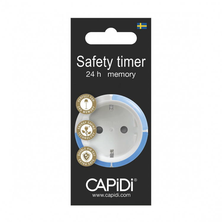 CAPiDi Safety Timer Memtimer 1-10h Memory White CAPiDi Safety Timer Memtimer 1-10h Memory White