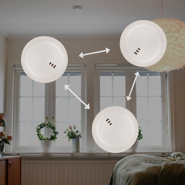 CAPiDi Smoke Alarm 2-pack White