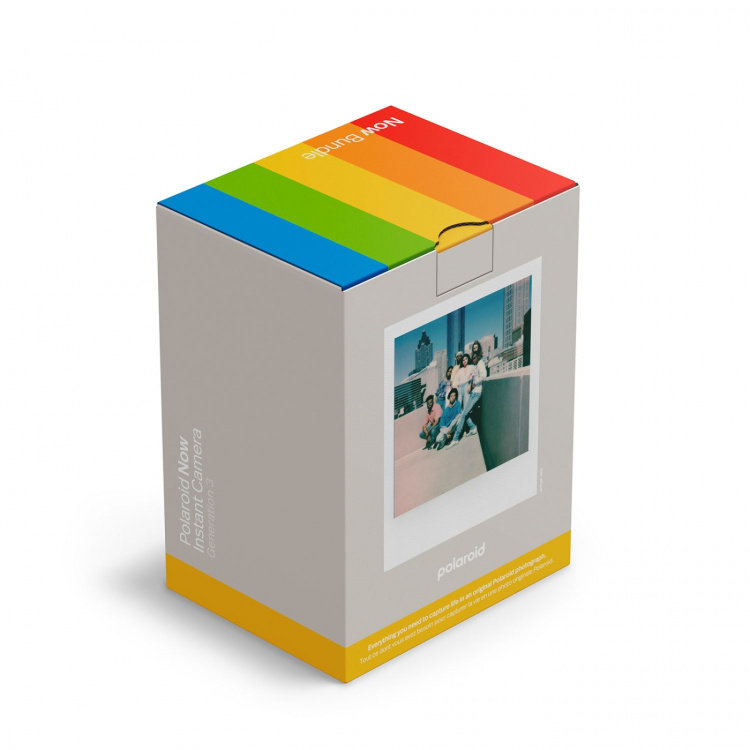 Polaroid Camera Now Generation 3 E-Box Instant Pebble White Polaroid Camera Now Generation 3 E-Box Instant Pebble White