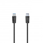 Hama Cable USB A-A Black 1.5m