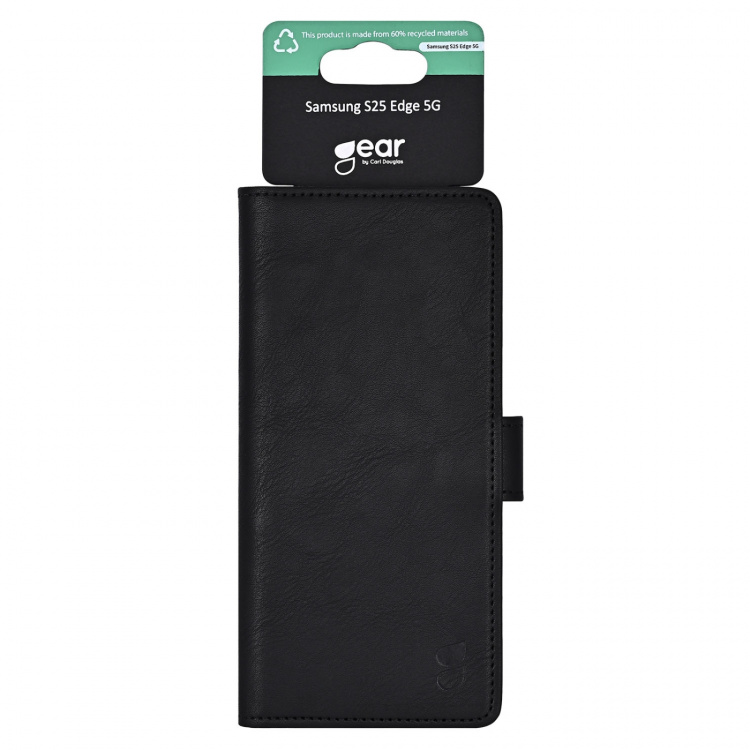 Gear Wallet Samsung S25 Edge Classic 3 Card Recycled Black Gear Wallet Samsung S25 Edge Classic 3 Card Recycled Black
