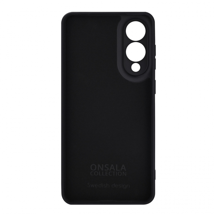 Onsala Phone Case Samsung S25 Edge Back Silicone Touch Recycled Black