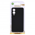 Onsala Phone Case Samsung S25 Edge Back Silicone Touch Recycled Black