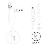 MIXX Headphone Soundport USB-C In-Ear Wired White