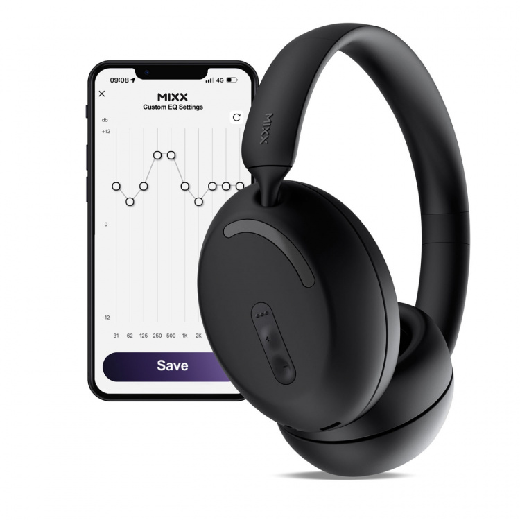 MIXX Headphone StreamQ D2 Over-Ear Wireless Black MIXX Headphone StreamQ D2 Over-Ear Wireless Black