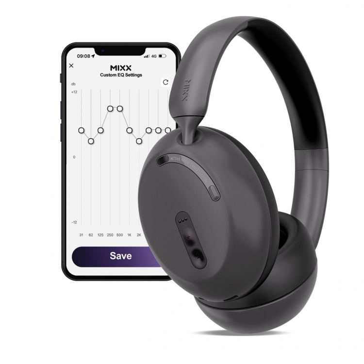 MIXX Headphone StreamQ D3 ANC Over-Ear Wireless Black