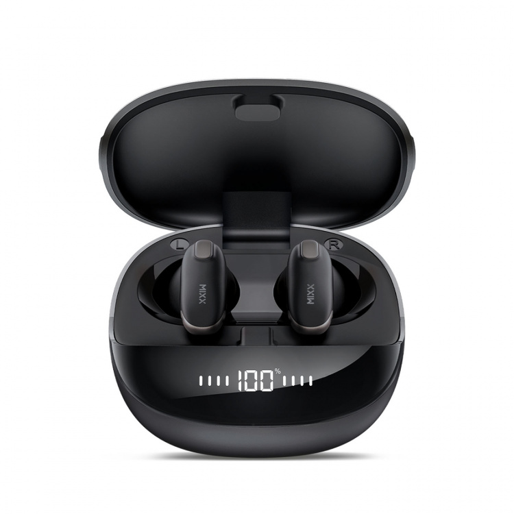 MIXX Headphone Hybrid Charge 2 In-Ear Tws Qi Wireless Black MIXX Headphone Hybrid Charge 2 In-Ear Tws Qi Wireless Black