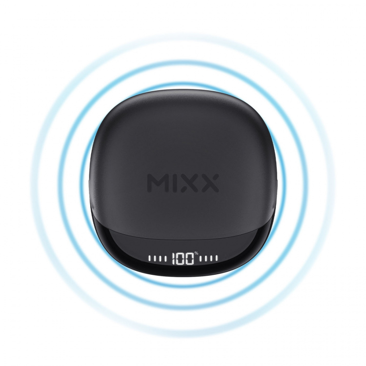 MIXX Headphone Hybrid Charge 2 In-Ear Tws Qi Wireless Black MIXX Headphone Hybrid Charge 2 In-Ear Tws Qi Wireless Black