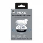 MIXX Headphone Hybrid Charge 2 In-Ear Tws Qi Wireless White MIXX Headphone Hybrid Charge 2 In-Ear Tws Qi Wireless White