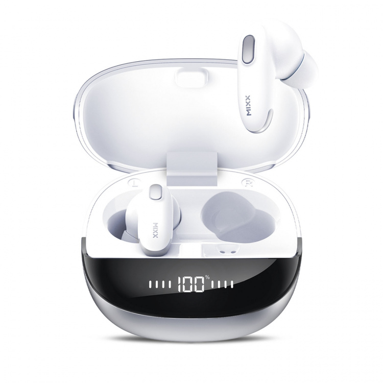 MIXX Headphone Mini Charge 2 In-Ear Tws Qi Wireless White