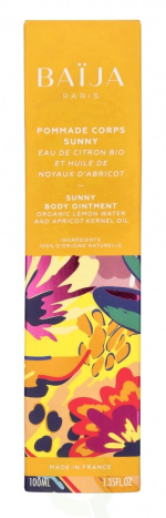 Baija Paris Baija Body Ointment Sunny - Organic Lemon Water And Apricot Kernel Oil 100 ml