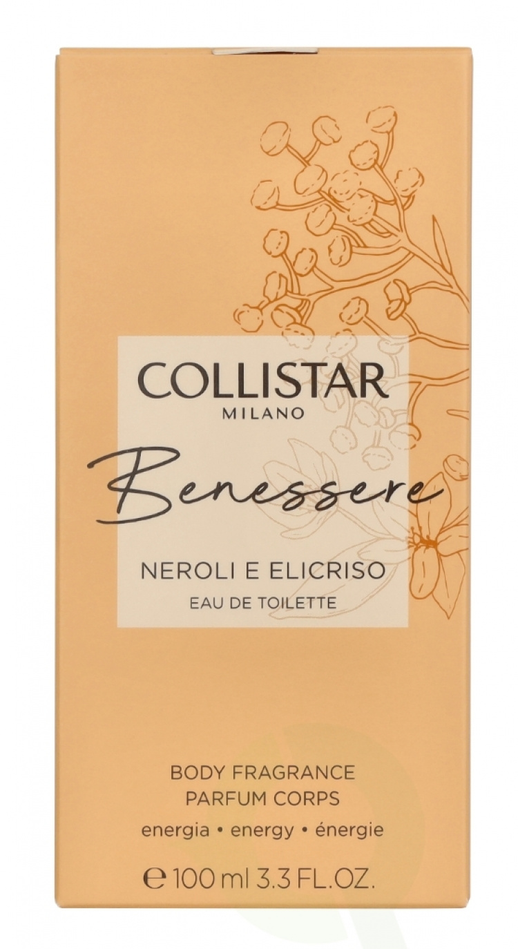 Collistar Benessere Neroli And Helichrysum Edt Spray 100 ml