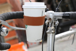 Kikkerland Leather Bike Cup Holder (BB48)