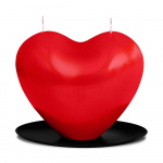 MikaMax Melting Heart Candle