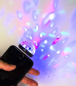 Kikkerland Black Phone Disco Light (US173-BK-EU)
