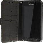 Insmat Exclusive Flip Case wallet case, Samsung Xcover 4 / 4S, black