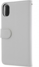 Insmat Exclusive Flip Case wallet case, iPhone X / Xs, white