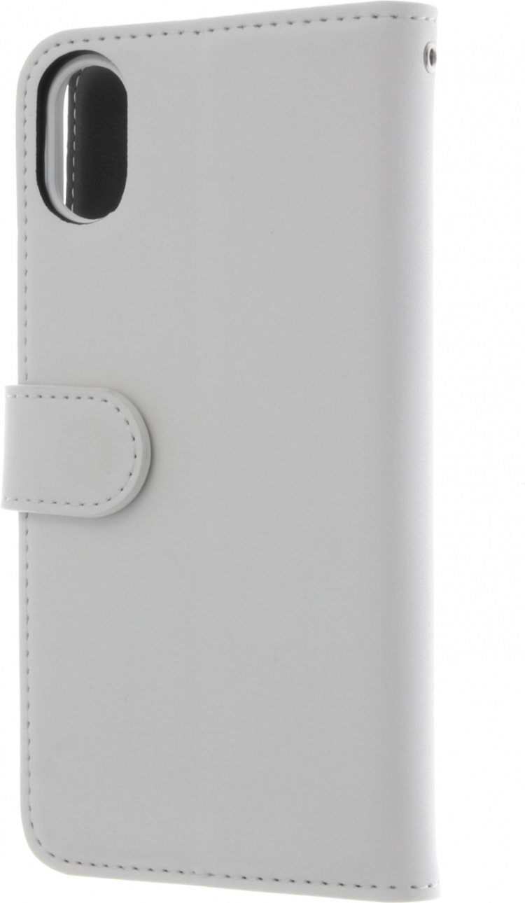 Insmat Exclusive Flip Case wallet case, iPhone X / Xs, white