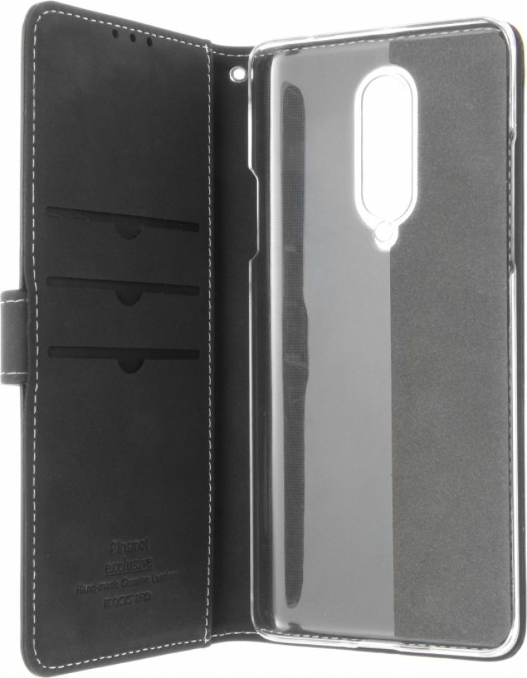 Insmat Exclusive Flip Case wallet case, Oneplus 8, black