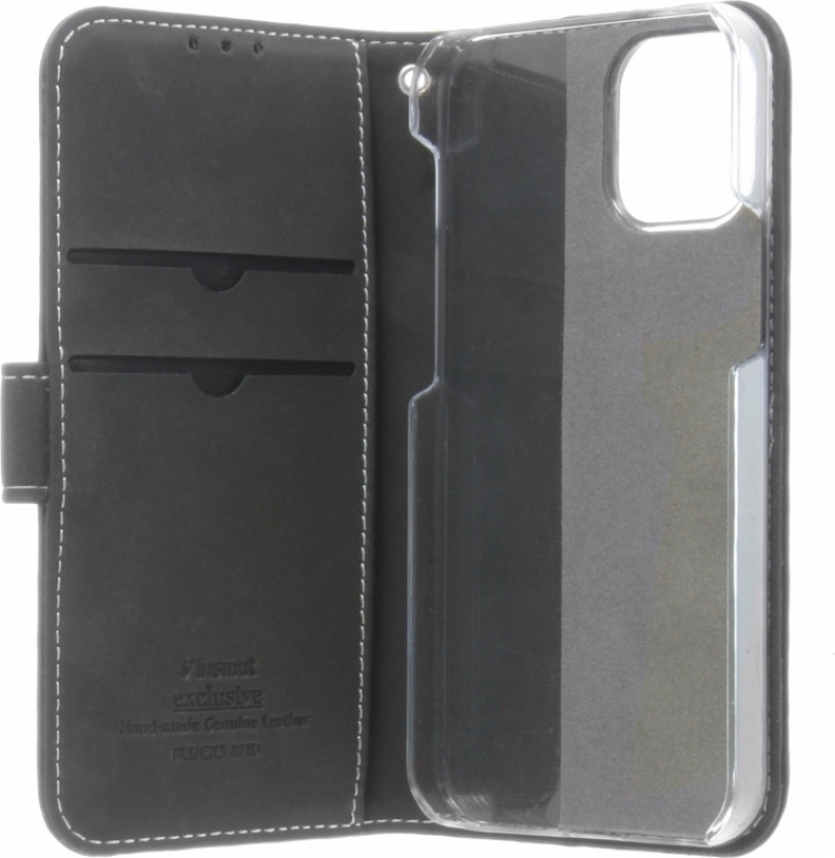 Insmat Exclusive Flip Case Wallet case, iPhone 12 mini, black Insmat Exclusive Flip Case Wallet case, iPhone 12 mini, black