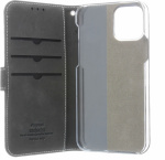 Insmat Exclusive Flip Case Wallet Case, iPhone 12 / 12 Pro, black